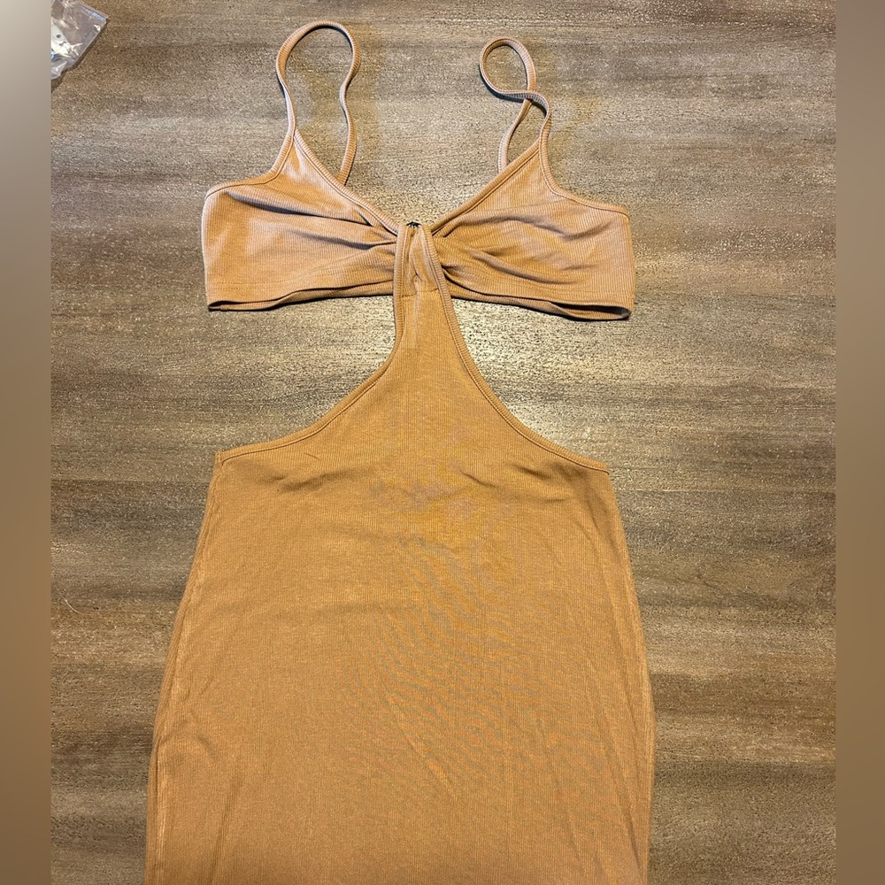 Cut out midi dress